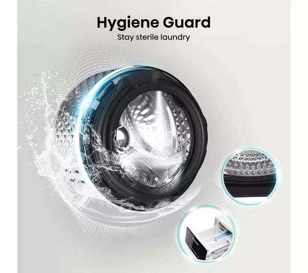 HISENSE 3S Series WD3S8043BW3 WiFi-enabled 8 kg Washer Dryer - White - Image 2