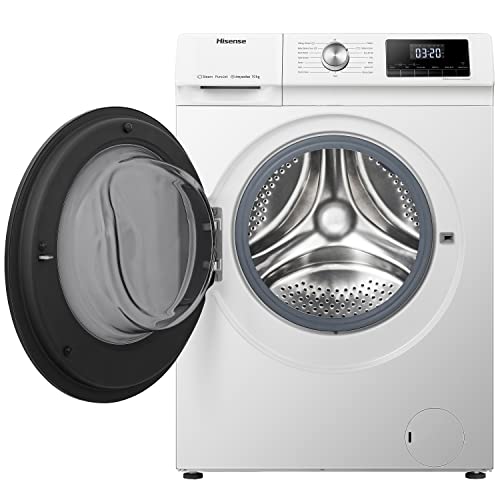 Freestanding Front Load Washing Machine – 10kg, 1400 RPM, Inverter Motor, Quick Wash, Steam Wash, White, Energy Class A - Image 2