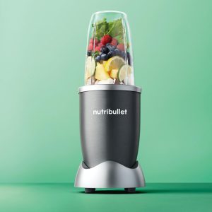 nutribullet Blender 600 Series - Powerful 20,000 RPM Extractor Blends Frozen Fruit, Nuts & Ice - 7 Piece Kit Includes Tall Cup, Short Cup, Handled