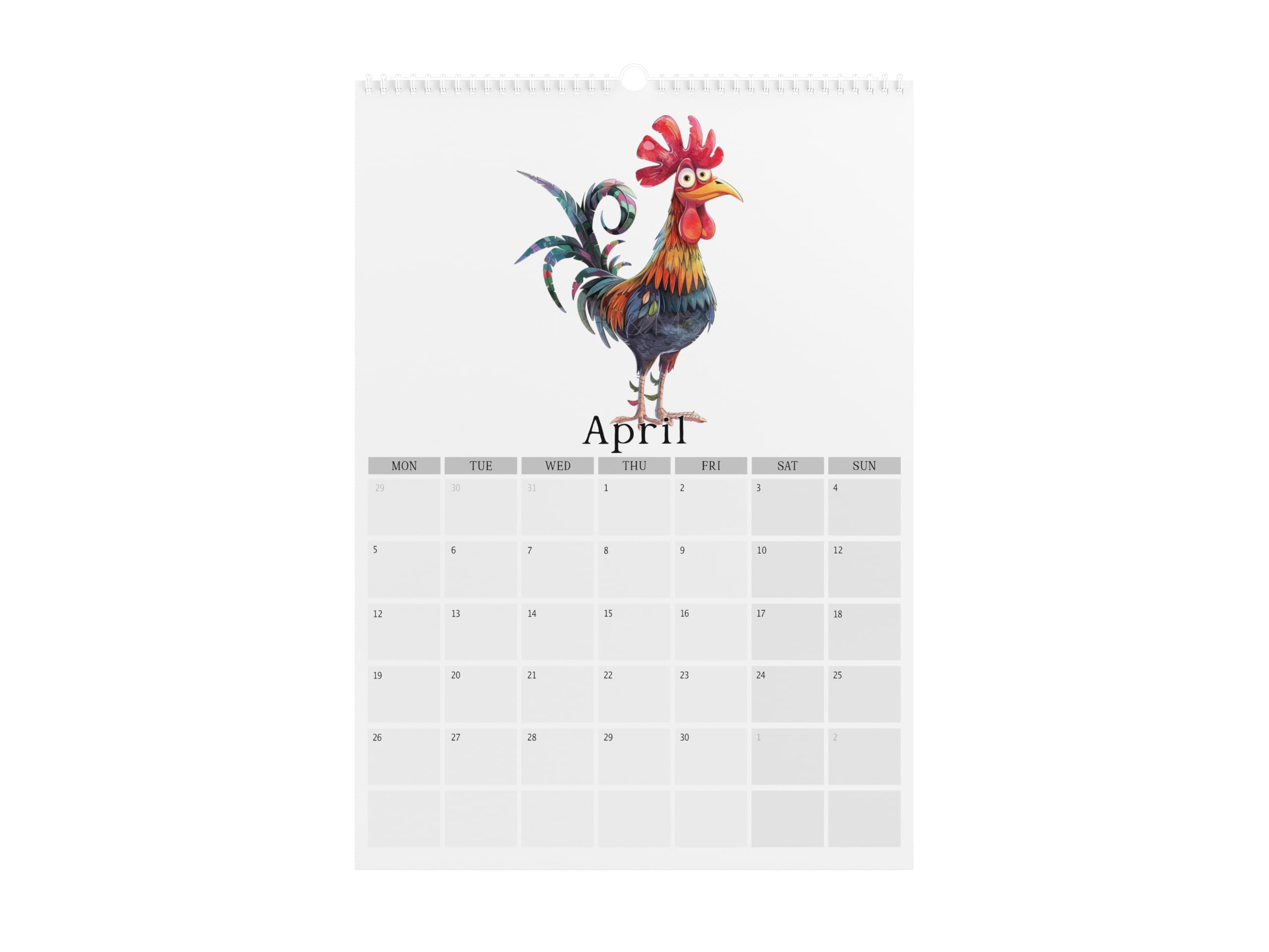 2027 Watercolour Wall Calendar – Handcrafted Monthly Planner - Image 2