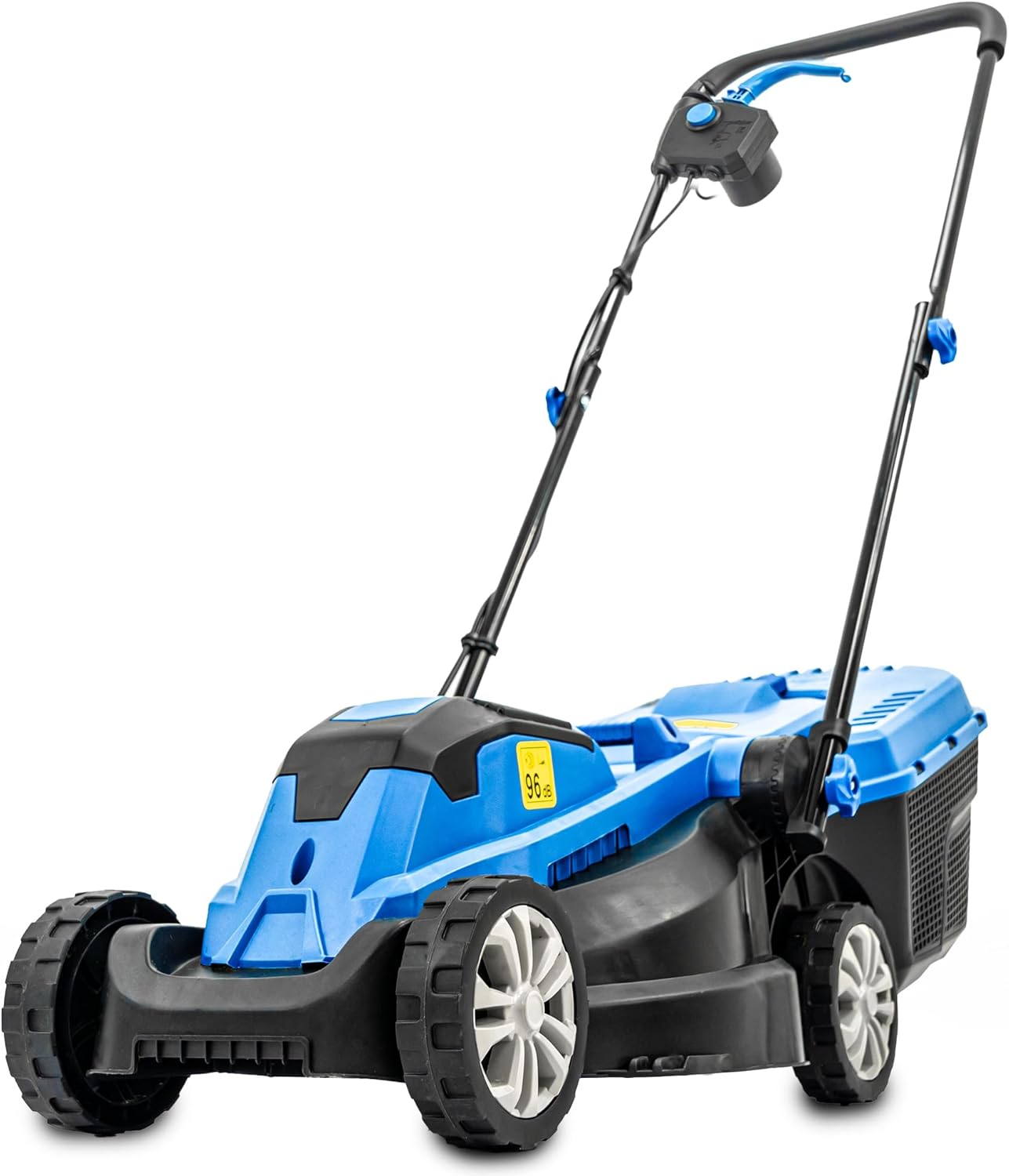 Hyundai 1300W Electric Lawn Mower – 33cm Lightweight Corded Lawnmower, 30L Grass Box, Foldable Handle, 3 Cutting Heights, Ideal for Small Gardens - 3 - Image 7