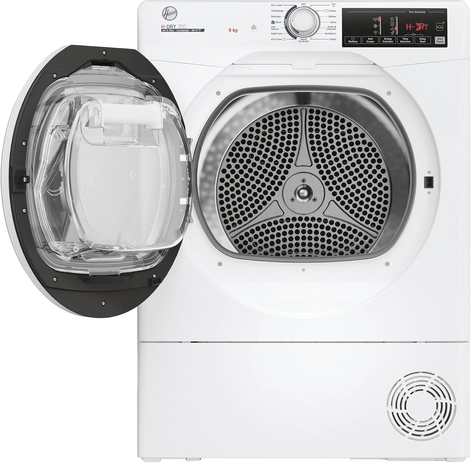 Hoover HREC9TE-80 9kg Condenser Tumble Dryer – B Energy Class, 14 Programmes, Freestanding, White - Image 5