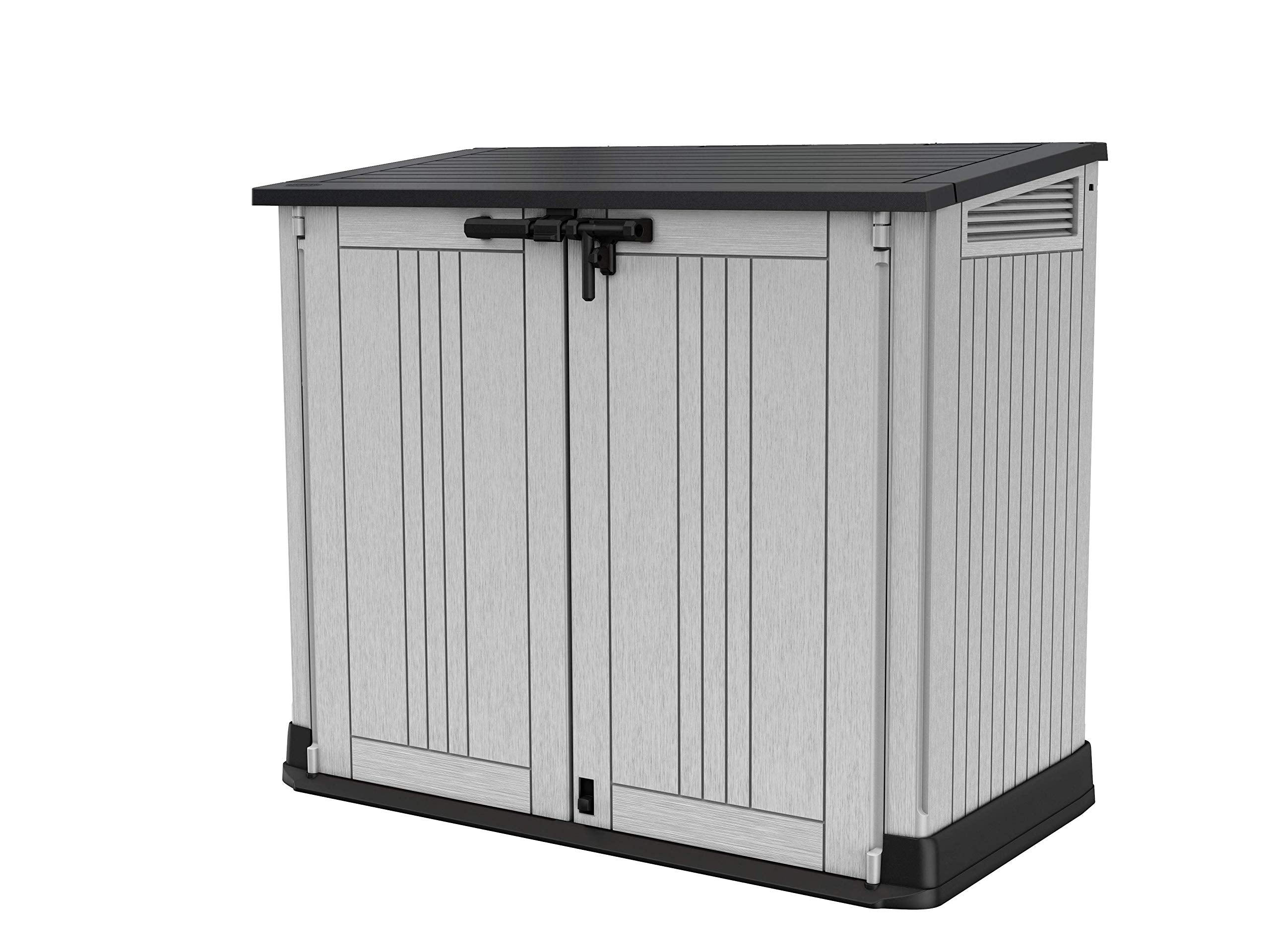 Keter Store It Out Nova Outdoor Garden Furniture Storage Shed Light Grey with Dark Grey Lid | Fade Free | All Weather Resistant | Safe and Secure | - Image 2