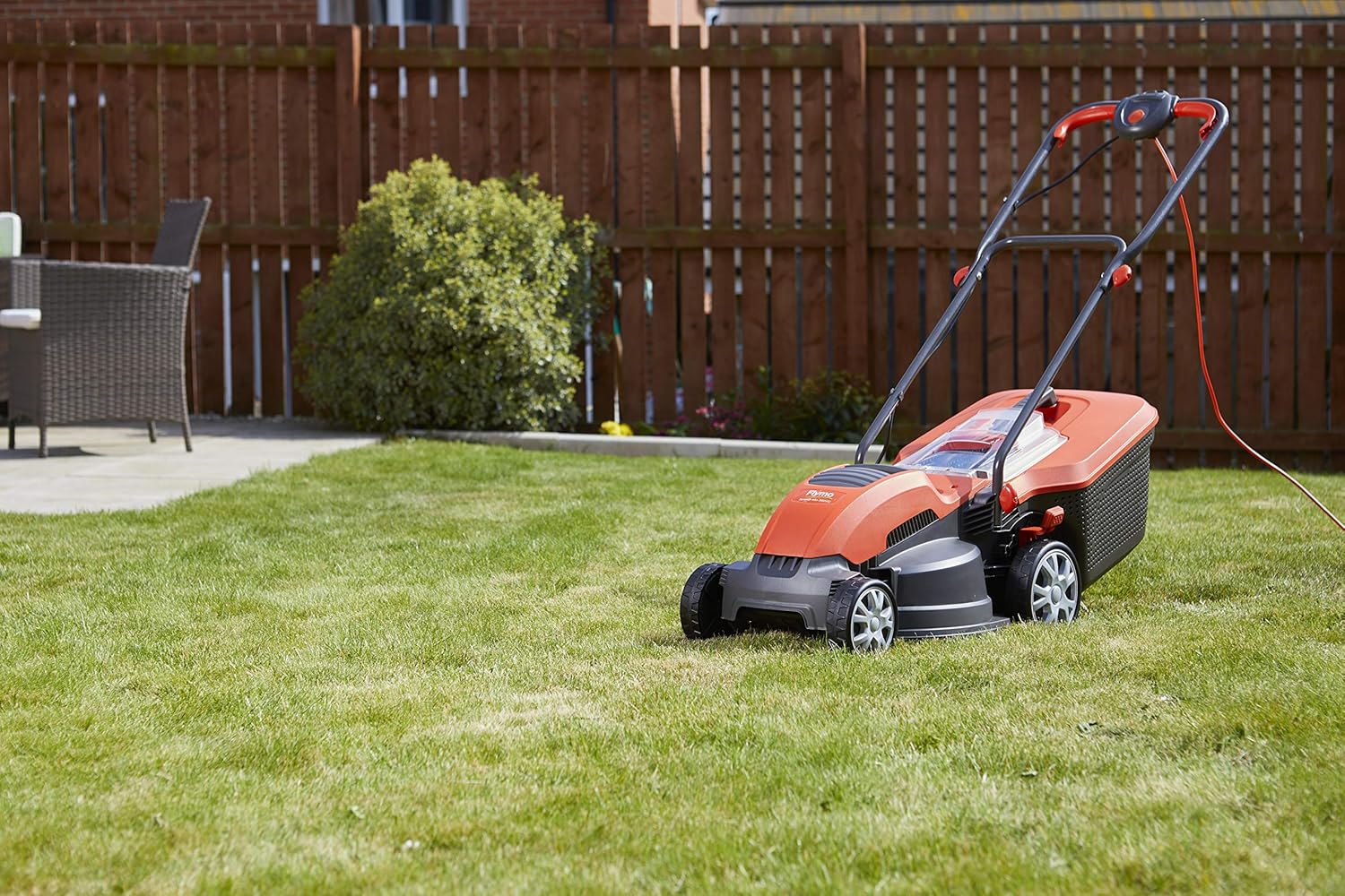 Flymo Speedi-Mo 360VC Electric Rotary Lawn Mower, 1500W, 36cm Cutting Width, 40 L Grass Box, 967663301 - Image 6